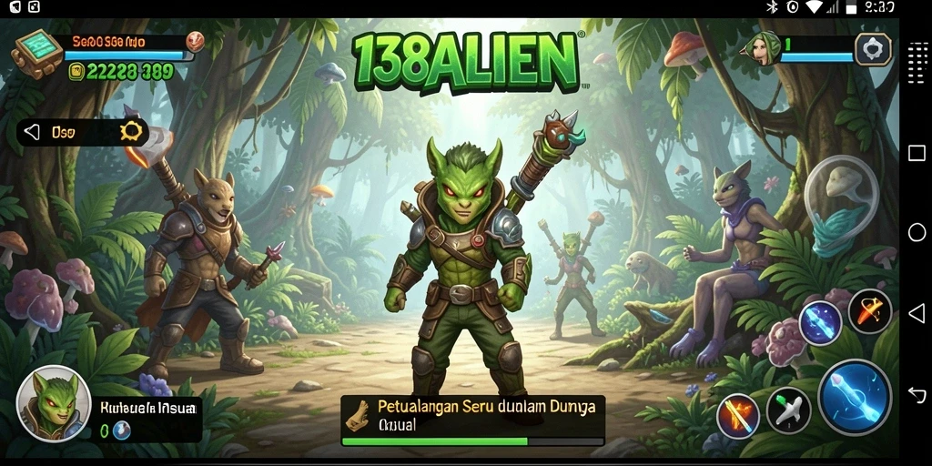 Tampilan gameplay 138ALIEN dengan visual menarik dan karakter menggemaskan.