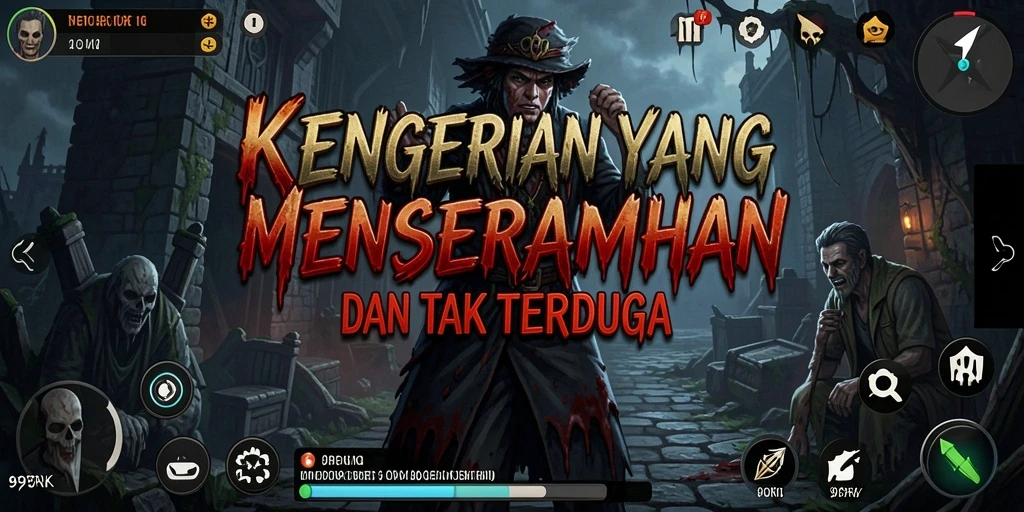 Gameplay menegangkan dari 99RK yang penuh kengerian.