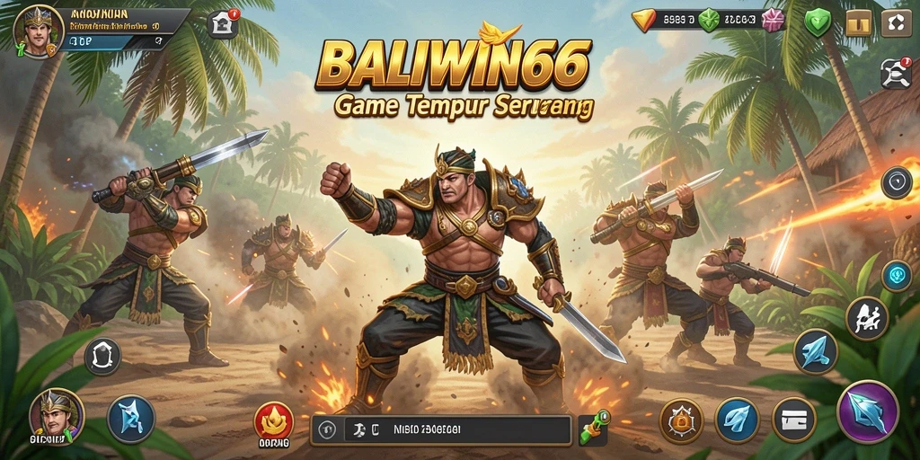 Tangkapan layar BALIWIN66 menunjukkan aksi tempur seru dalam permainan TPS.