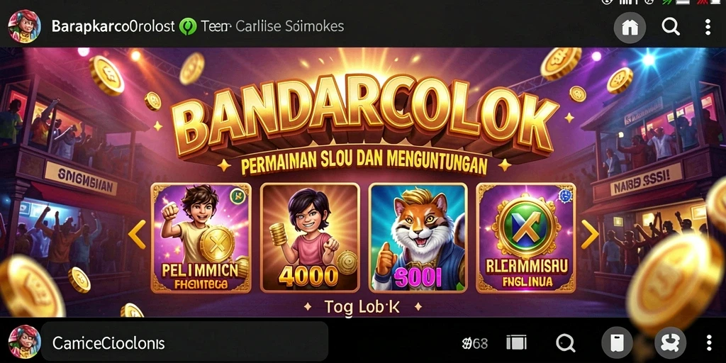 Tampilan gameplay menarik dari game Slot BANDARCOLOK.