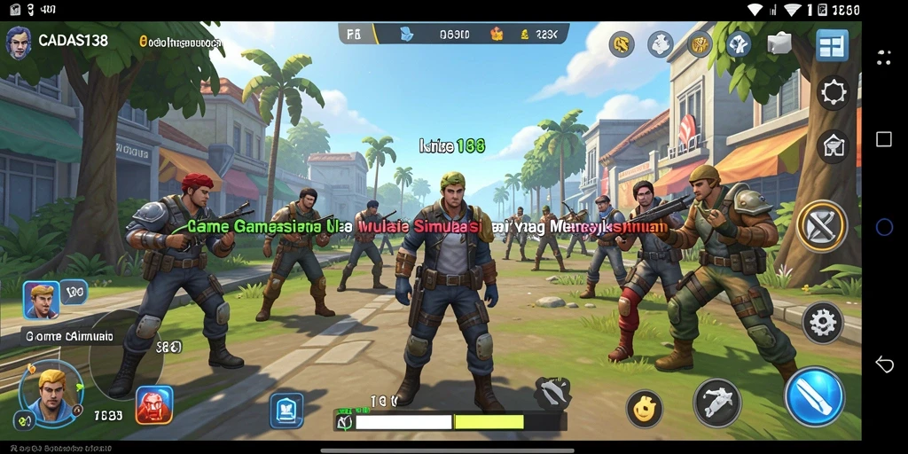 Tampilan gameplay yang menakjubkan dalam CADAS138.