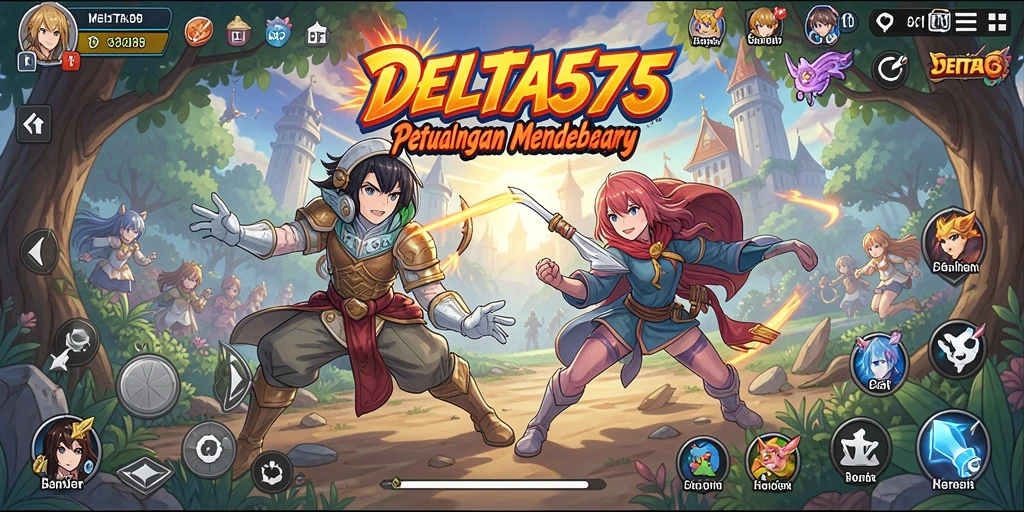 Tangkapan layar menampilkan aksi seru dalam gameplay Anime.