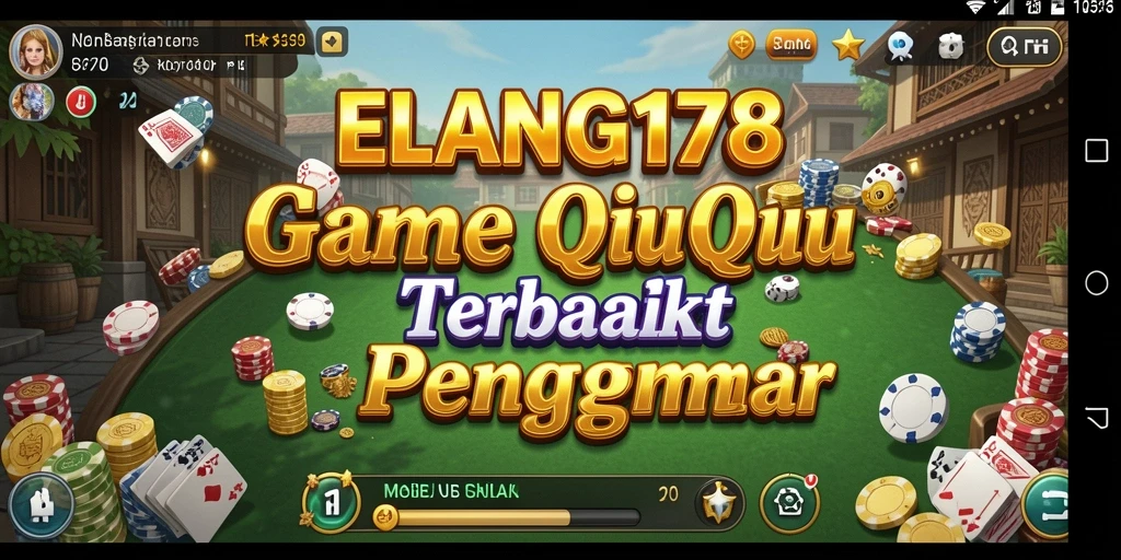 Tampilan menarik dari gameplay QiuQiu yang seru.