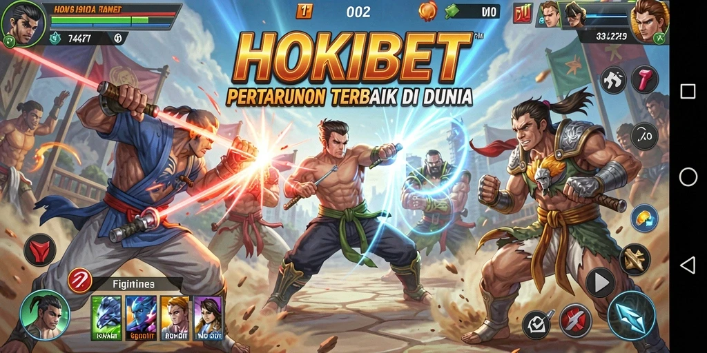Tampilan gameplay HOKIBET yang intens dan mendebarkan.