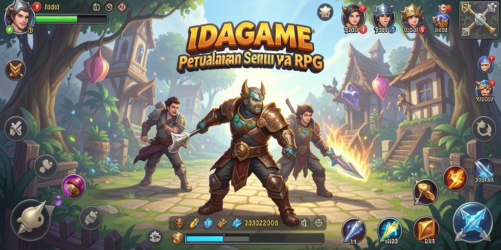 Tampilan gameplay RPG yang mendebarkan di IDAGAME.