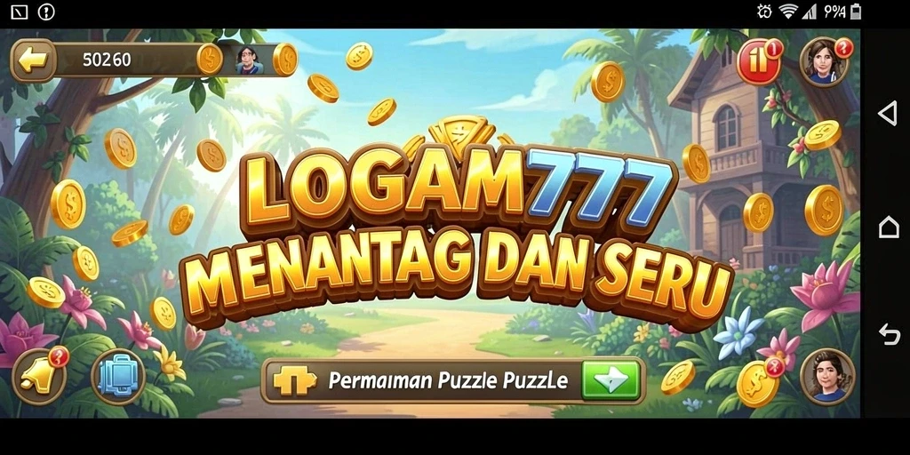 Tampilan gameplay seru dan menantang di LOGAM777.