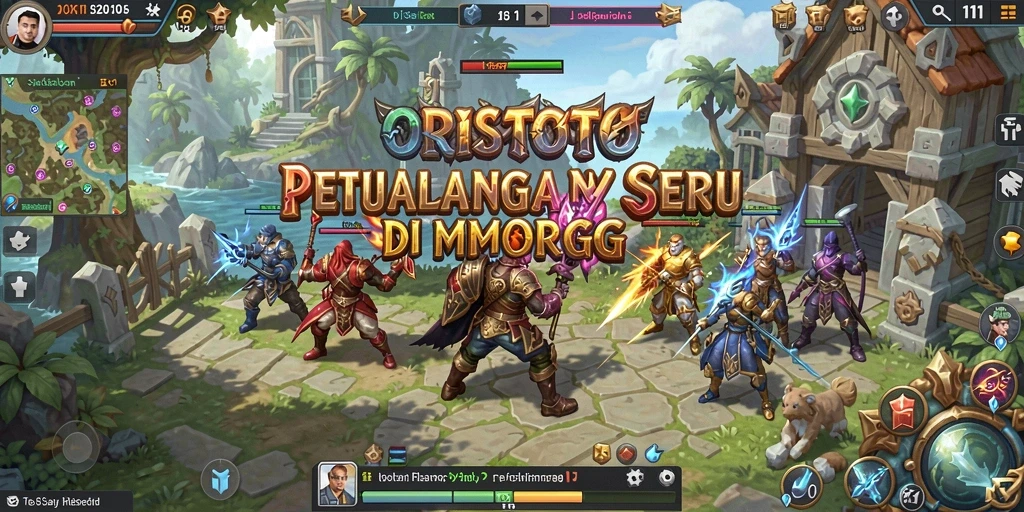Tampilan gameplay ORISTOTO yang seru dan mendebarkan.