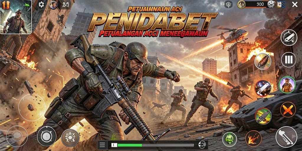 Screenshot gameplay PENIDABET menampilkan aksi seru dan karakter yang keren.