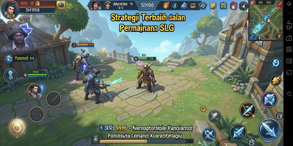 Tampilan menarik dari gameplay SLG yang intens dan mendebarkan.