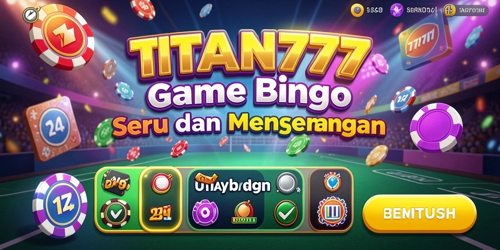 Tampilan gameplay Bingo yang menarik di TITAN777.