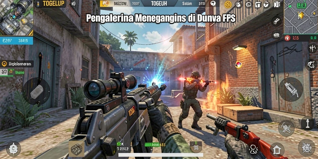 Tampilan menegangkan dari gameplay TOGELUP yang intens.