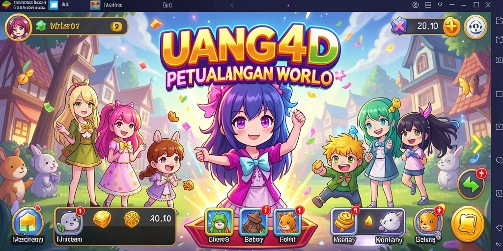 Tampilan menakjubkan dari gameplay UANG4D yang penuh aksi dan karakter Anime.