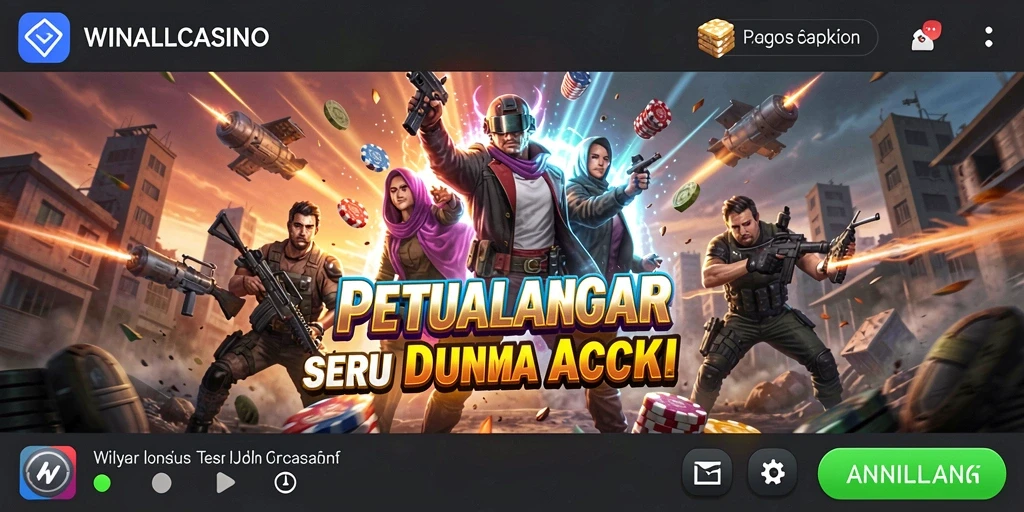 Gameplay menakjubkan di WINALLCASINO saat pemain beraksi.
