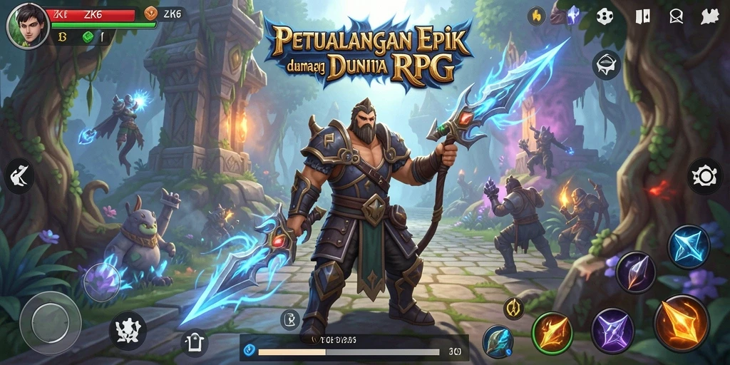 Gambaran gameplay mendalam di dunia ZK6 yang menawan.